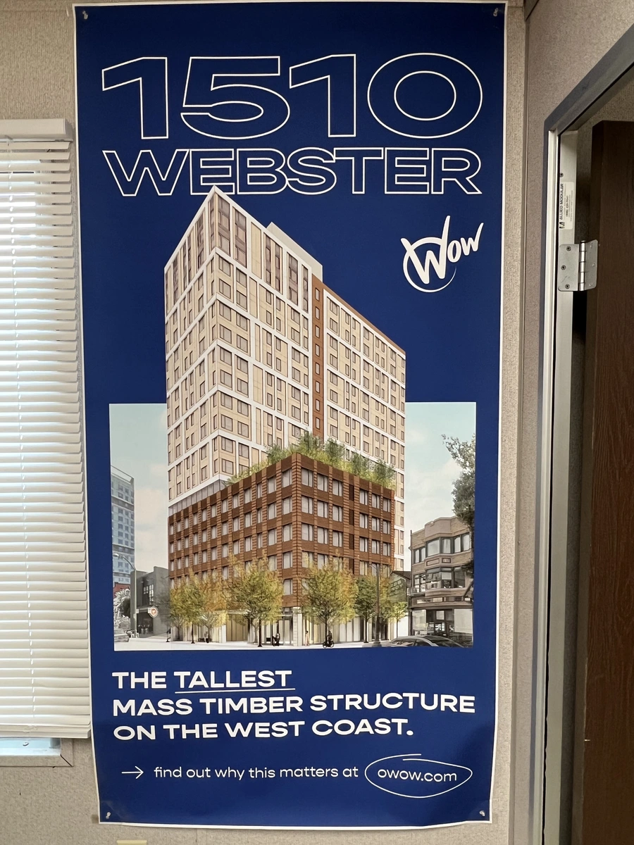 1510 Webster vertical pipe run