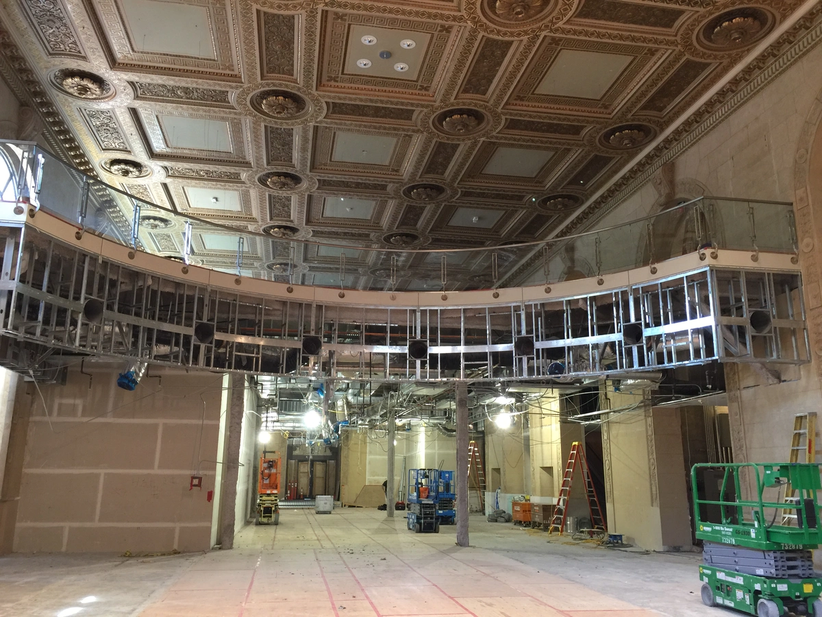 Retail fire sprinkler installation