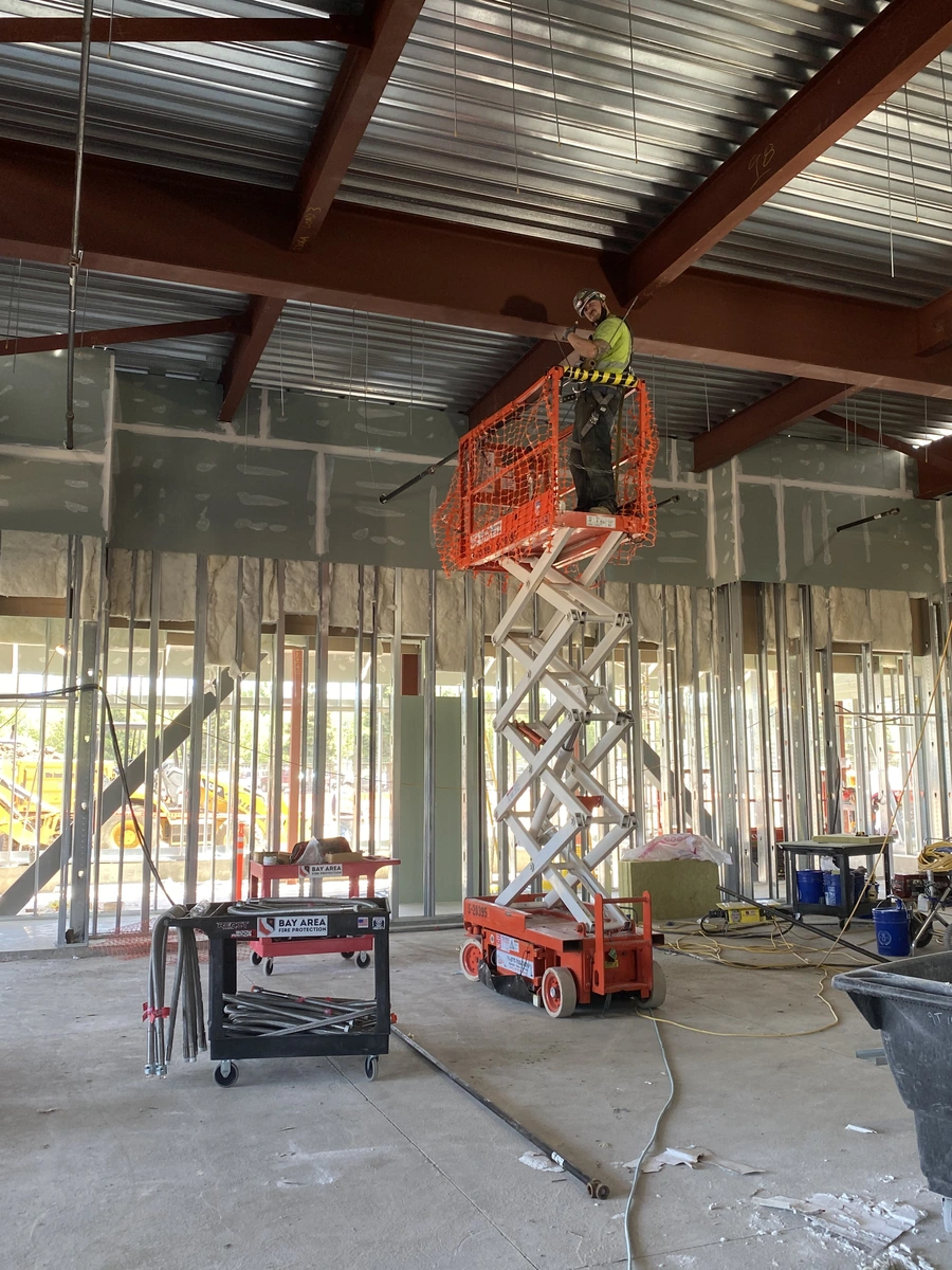 Lawrence Livermore vertical pipe installation