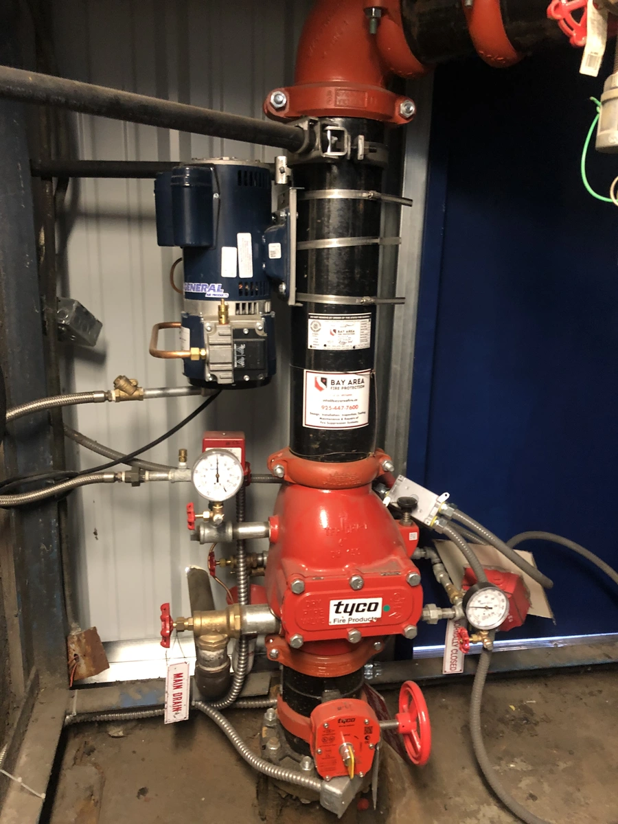 Cintas Pittsburg sprinkler riser