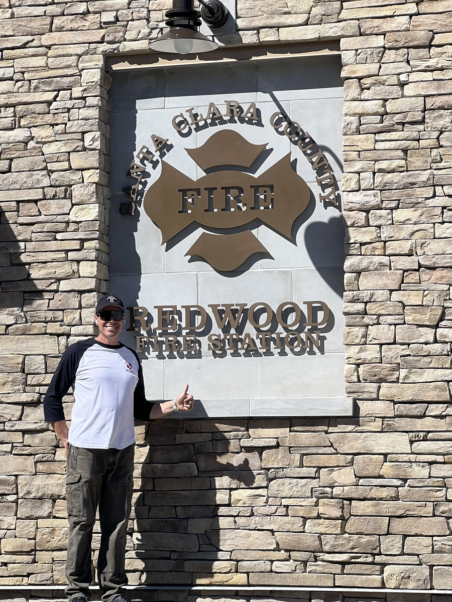 Redwood City fire station fire protection